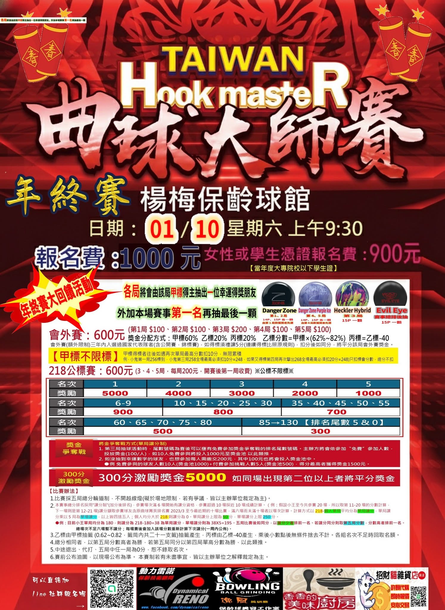 曲球大師賽年終賽比賽辦法